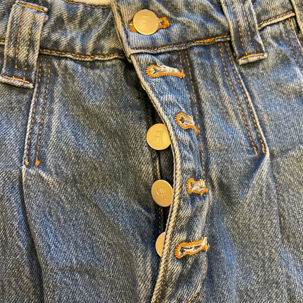 Pilcro midi denim skirt size 6